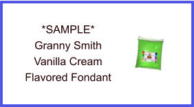 Granny Smith Vanilla Cream Fondant Sample