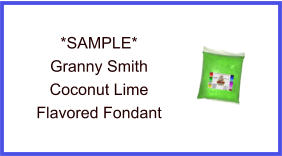Granny Smith Coconut Lime Fondant Sample
