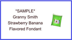 Granny Smith Strawberry Fondant Sample