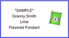 Granny Smith Lime Fondant Sample