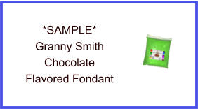 Granny Smith Chocolate Fondant Sample