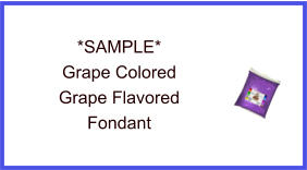 Grape Grape Fondant Sample