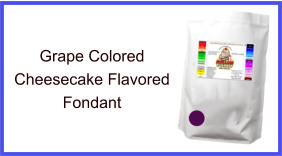 Grape Cheesecake Fondant