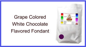 Grape White Chocolate Fondant