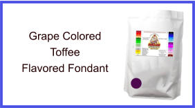 Grape Toffee Fondant