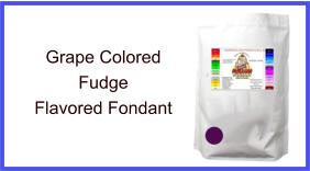 Grape Fudge Fondant