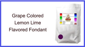 Grape Lemon Lime Fondant