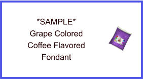 Grape Coffee Fondant Sample