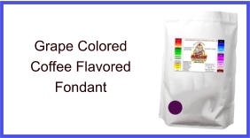 Grape Coffee Fondant