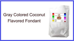 Gray Coconut Fondant