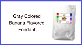Gray Banana Fondant