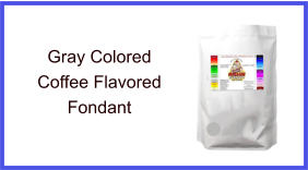 Gray Coffee Fondant