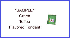 Green Green Toffee Fondant Sample
