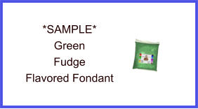 Green Fudge Fondant Sample