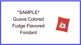 Guava Fudge Flavor Fondant Sample