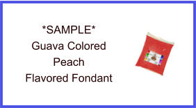 Guava Peach Fondant Sample