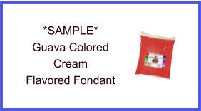 Guava Cream Fondant Sample