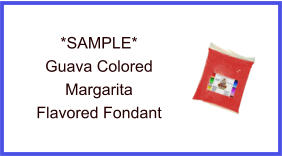 Guava Margarita Fondant Sample