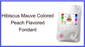 Hibiscus Mauve Peach Fondant