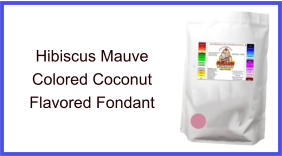 Hibiscus Mauve Coconut Fondant