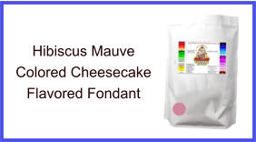 Hibiscus Mauve Cheesecake Fondant