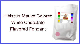 Hibiscus Mauve White Chocolate Fondant