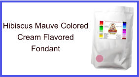 Hibiscus Mauve Cream Fondant