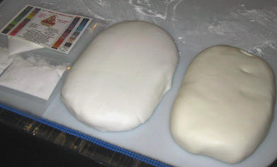 Whitened Marshmallow Fondant