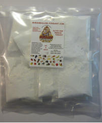 clear fondant flavor powder