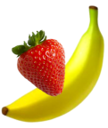 strawberry banana flavor powder