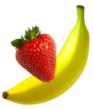 strawberry banana flavor powder