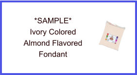 Ivory Almond Fondant Sample