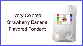 Ivory Strawberry Banana Fondant