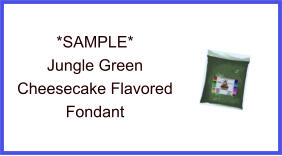 Jungle Green Cheesecake Fondant Sample