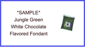 Jungle Green White Chocolate Fondant Sample