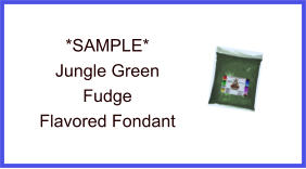 Jungle Green Fudge Fondant Sample