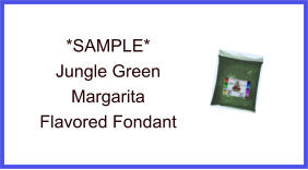 Jungle Green Margarita Fondant Sample