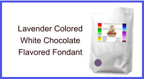 Lavender White Chocolate Fondant