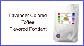 Lavender Toffee Fondant