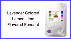 Lavender Lemon Lime Fondant