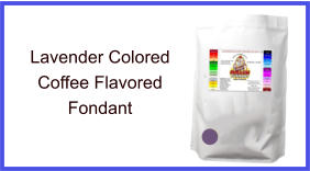 Lavender Coffee Fondant