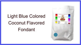 Light Blue Coconut Fondant