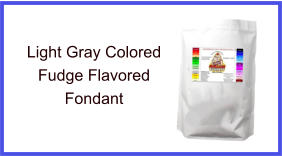 Light Gray Fudge Fondant