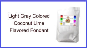 Light Gray Coconut Lime Fondant