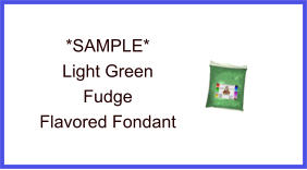 Light Green Fudge Fondant Sample