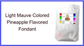 Light Mauve Pineapple Fondant