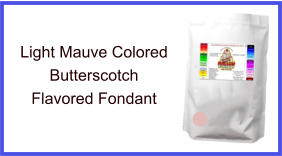 Light Mauve Butterscotch Fondant
