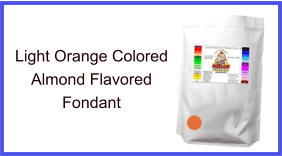 Light Orange Almond Fondant