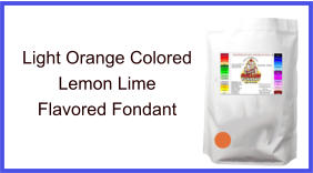 Light Orange Lemon Lime Fondant