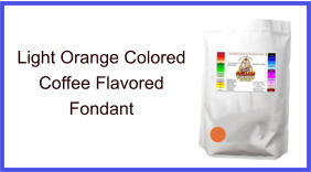 Light Orange Coffee Fondant